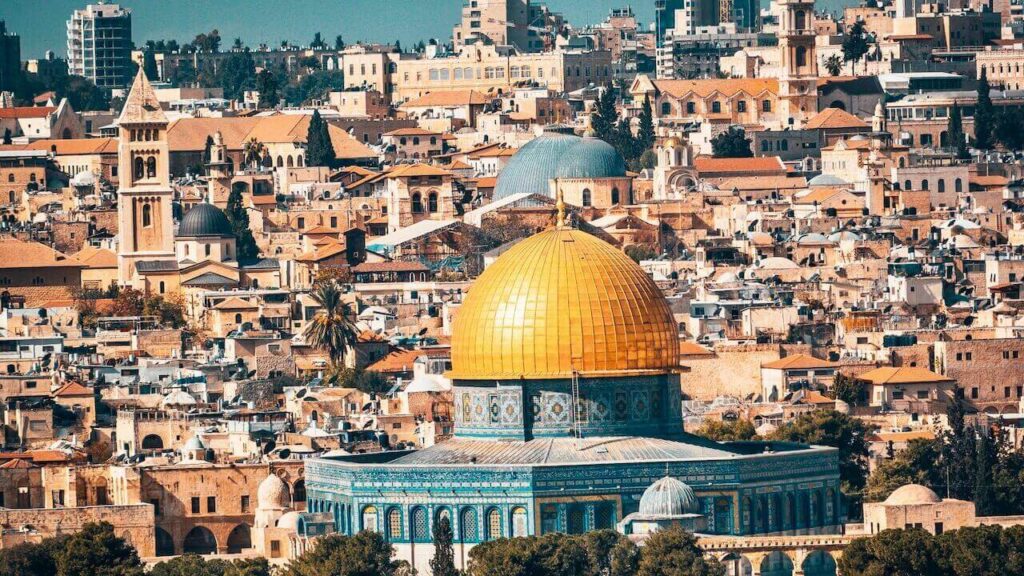 a picture of Temple Mount in Jerusalem today