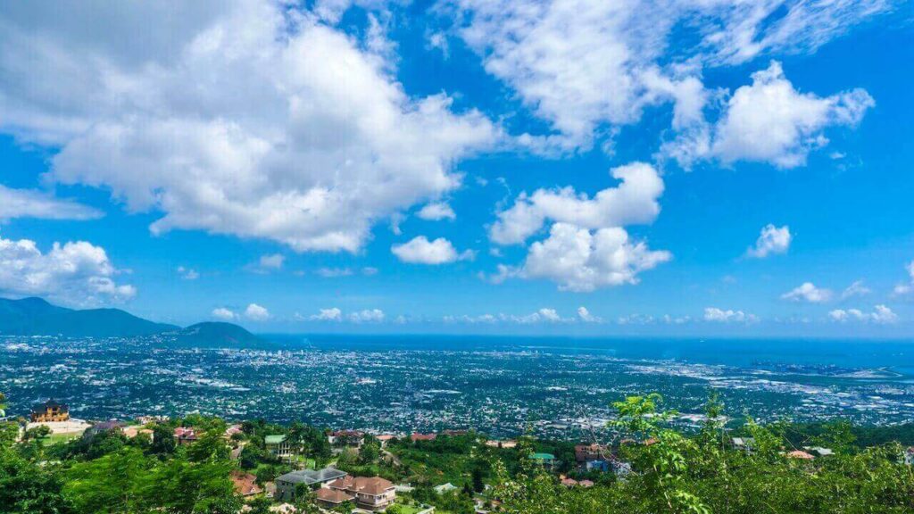 Red Hills Road has one of the best views in Kingston Jamaica