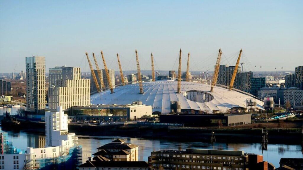 the o2 arena in london england