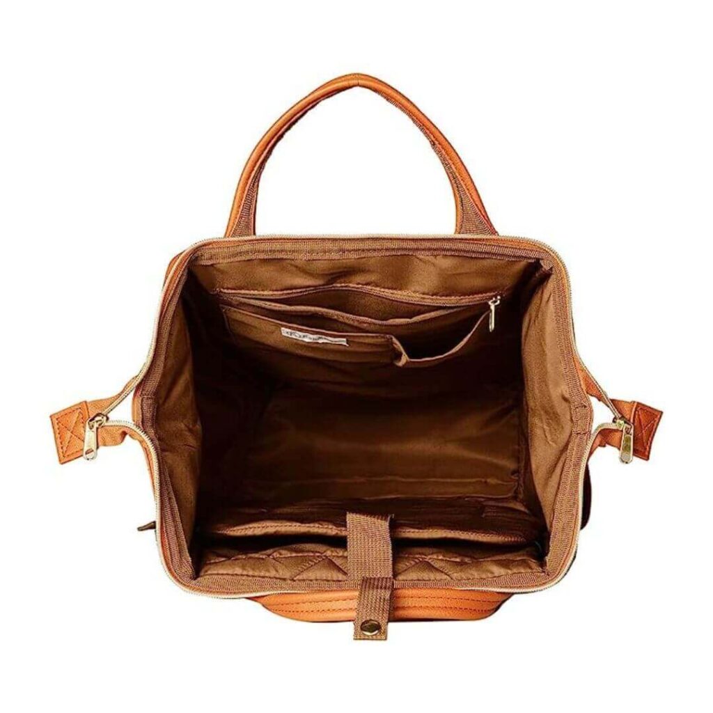 kah&kee faux-leather backpack