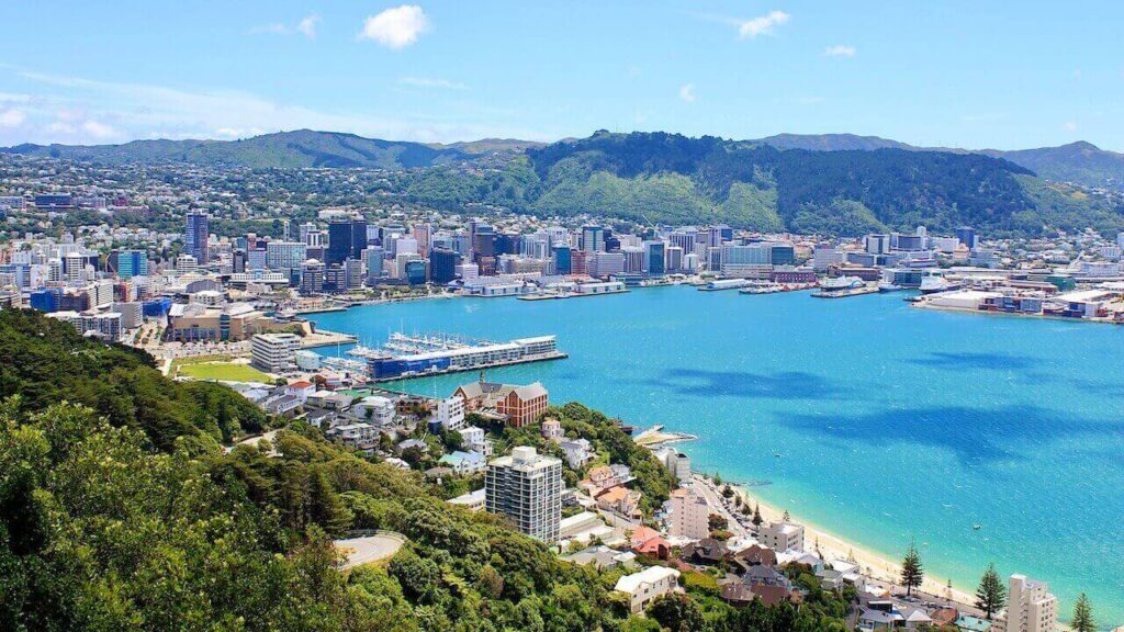 A view of Wellington from Mount Victoria Lookout