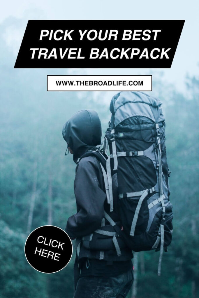 best travel backpack 15 - the broad life pinterest board