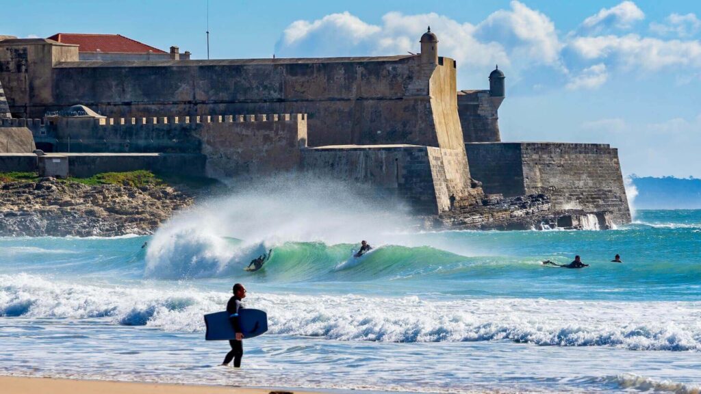 Carcavelos beach surf is one of the well-known adventurous things to do in Lisbon