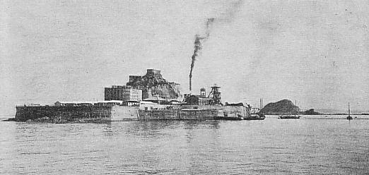 Hashima Island in the past 1930