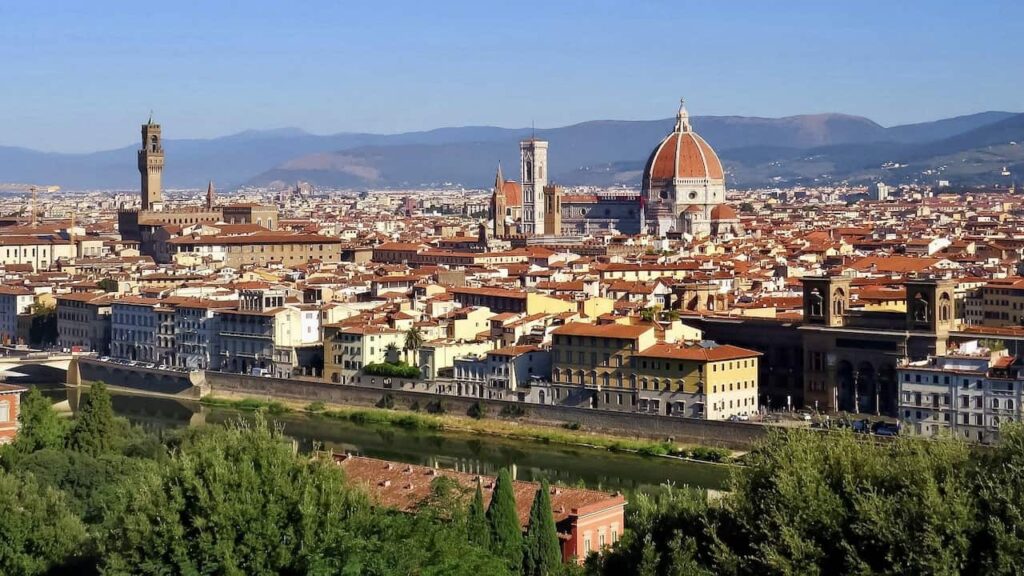 A view to the historic centre of Florence