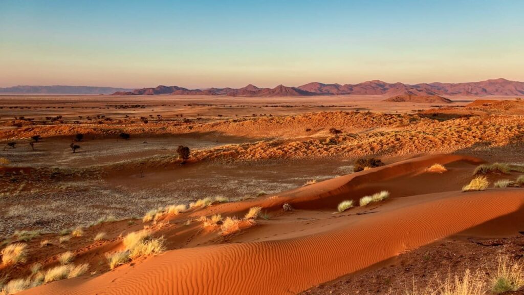the Namib Naukluft National Park in Namibia