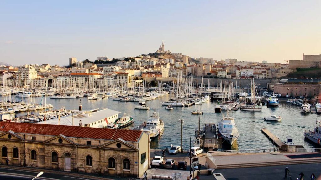 view of Vieux Port in Marseille France one of the best fall destinations in europe