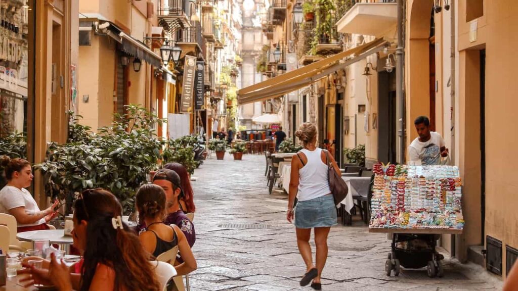 An alley in Palermo Sicily