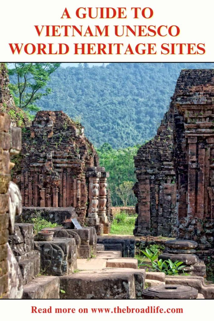 guide vietnam unesco world heritage sites - the broad life pinterest board