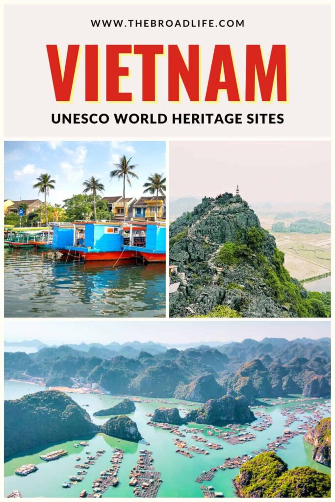 vietnam unesco world heritage sites - the broad life pinterest board