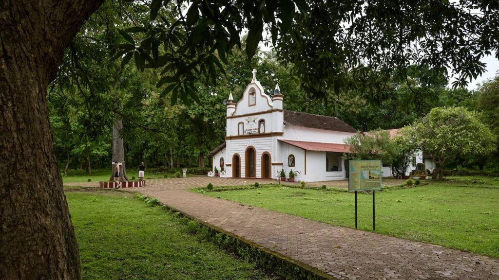 the small church in Cabo de Rama Fort in South Goa India