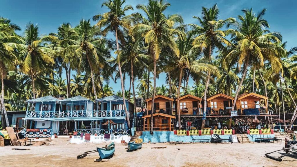 Goa Palolem Beach huts india