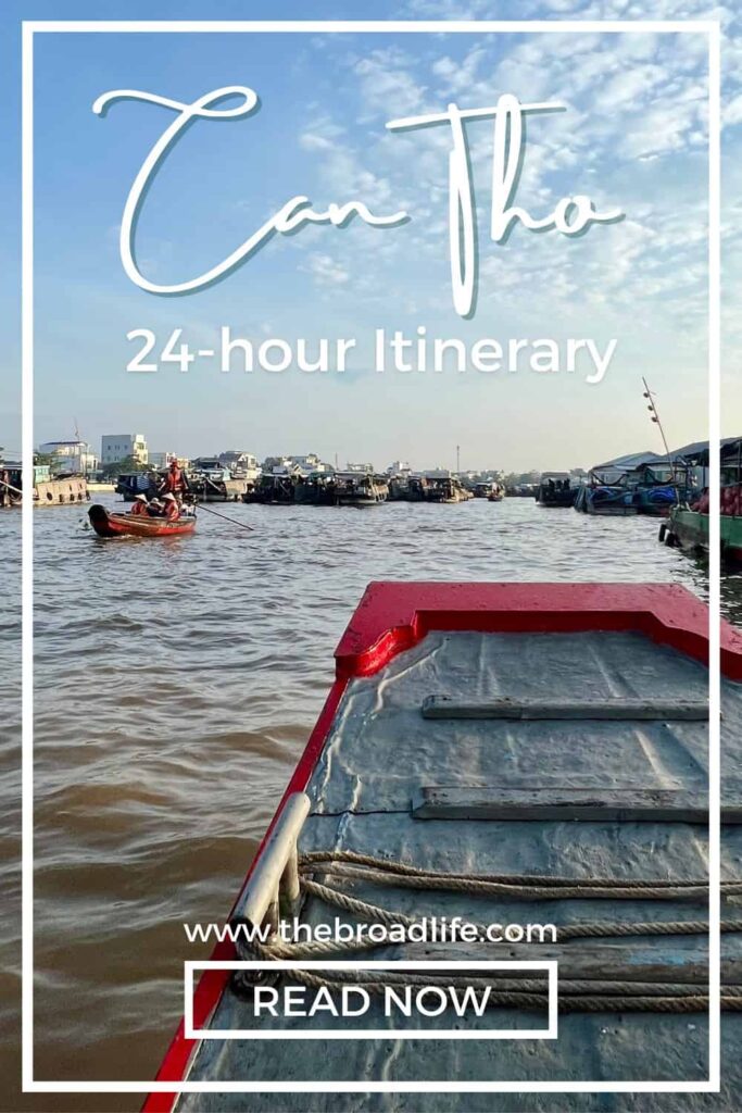 24-hour itinerary can tho cai rang floating market - the broad life pinterest board