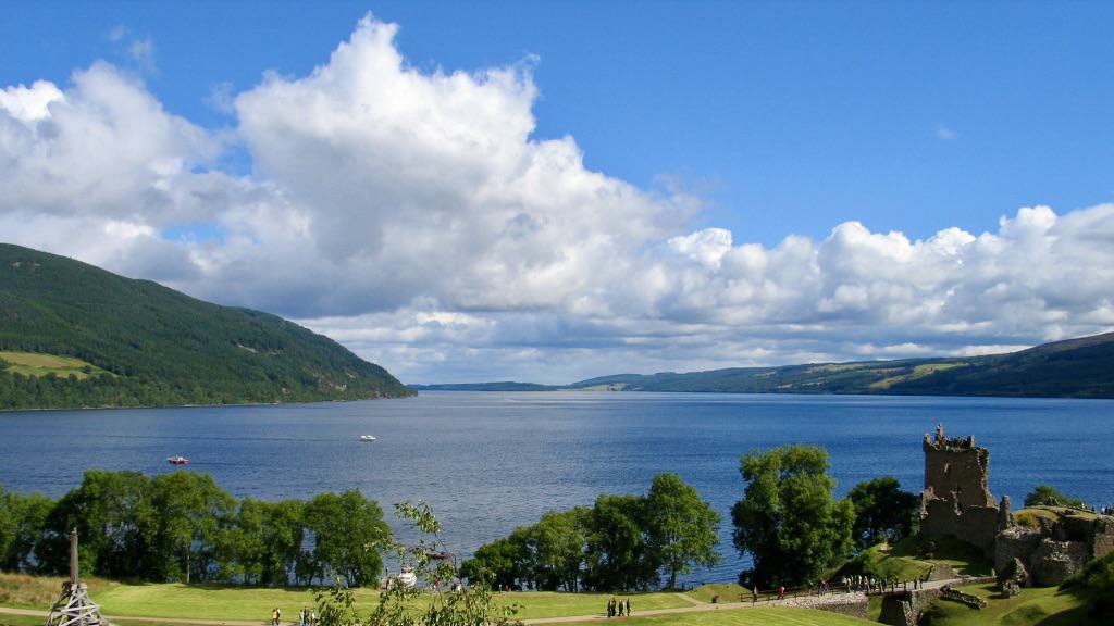 Loch Ness area in the Scottish Highlands