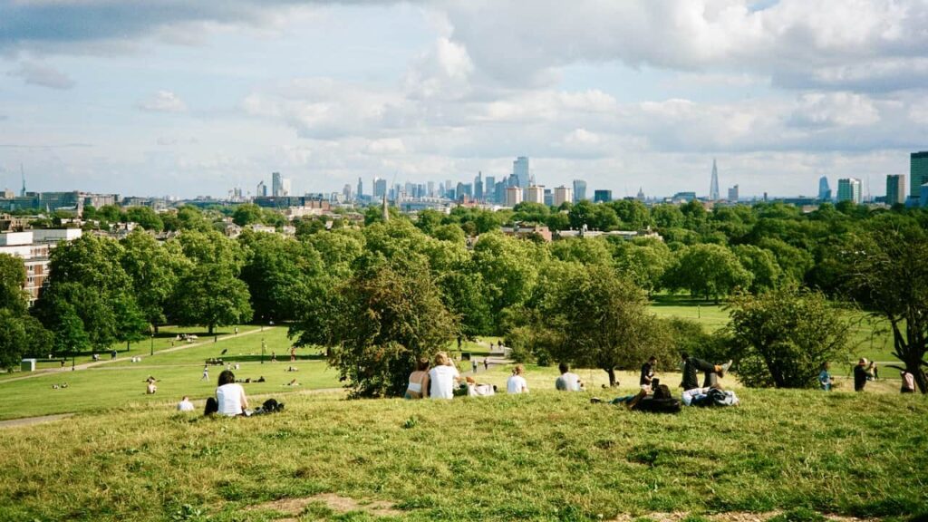 the best Primrose Hill view of London