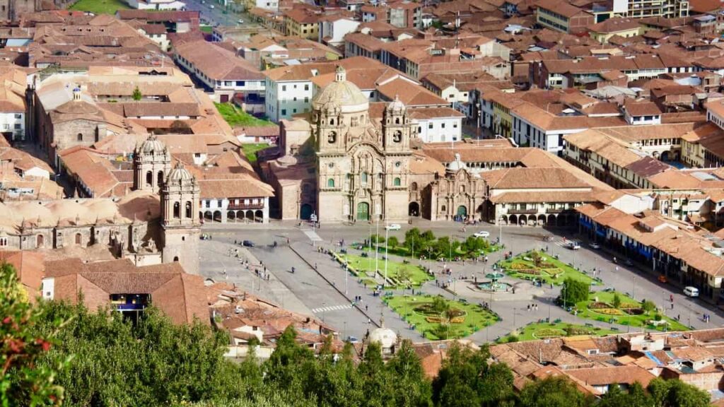one of Cusco cathedral photos in the city center