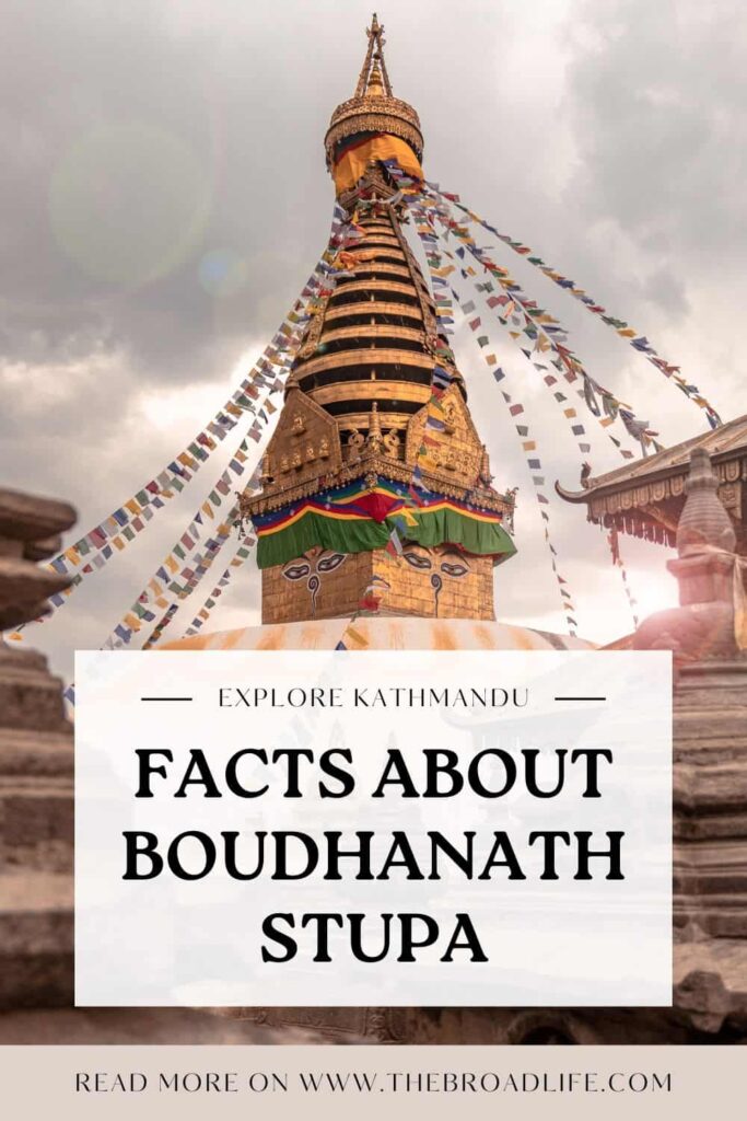 facts about boudhanath stupa kathmandu nepal - the broad life pinterest board