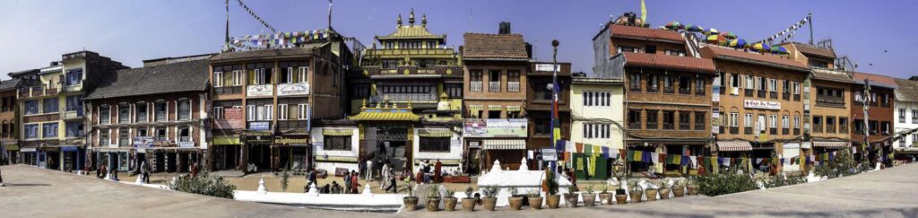 hotels and buildings in Kathmandu Nepal