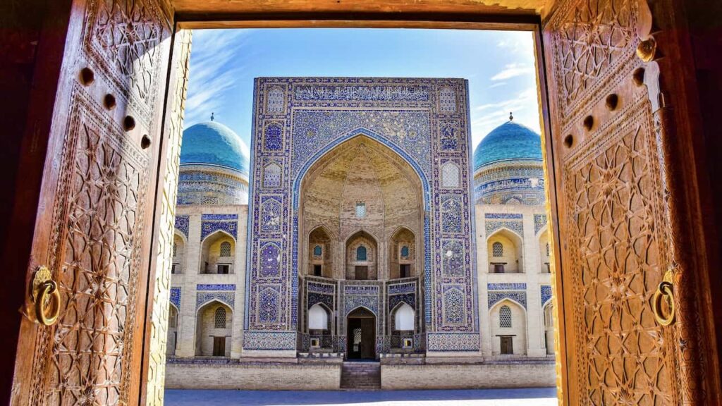 An impressive architecture in Bukhara Uzbekistan