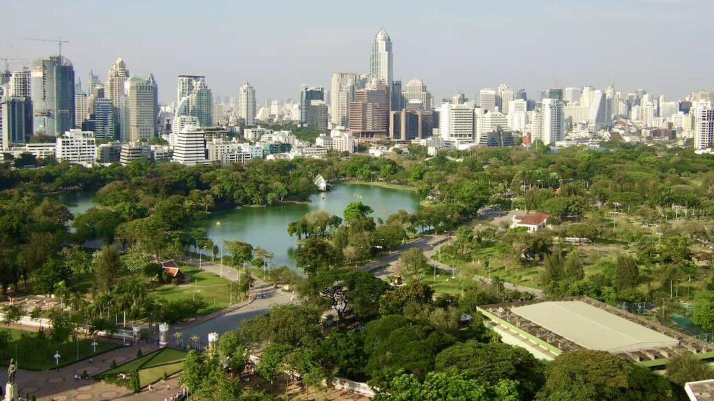 lumphini park bangkok thailand
