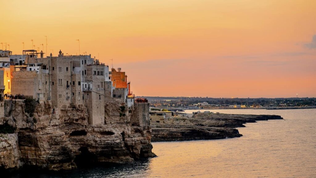 Sunset in Puglia one of the top honeymoon destinations in the world