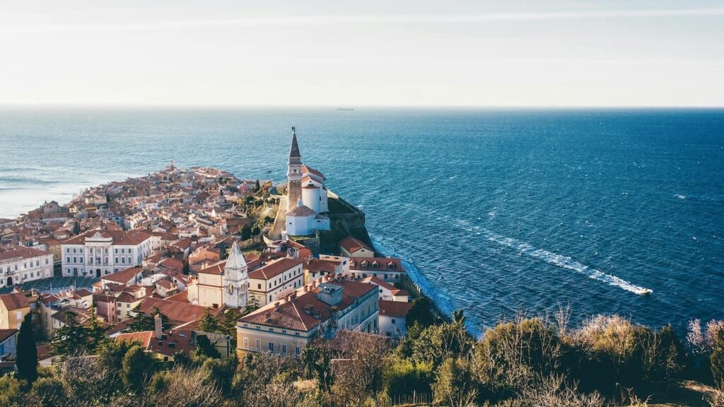 Piran resort city on Slovenia's Adriatic coast