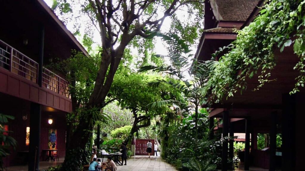 a corner ofJim Thompson House and Museum in bangkok thailand