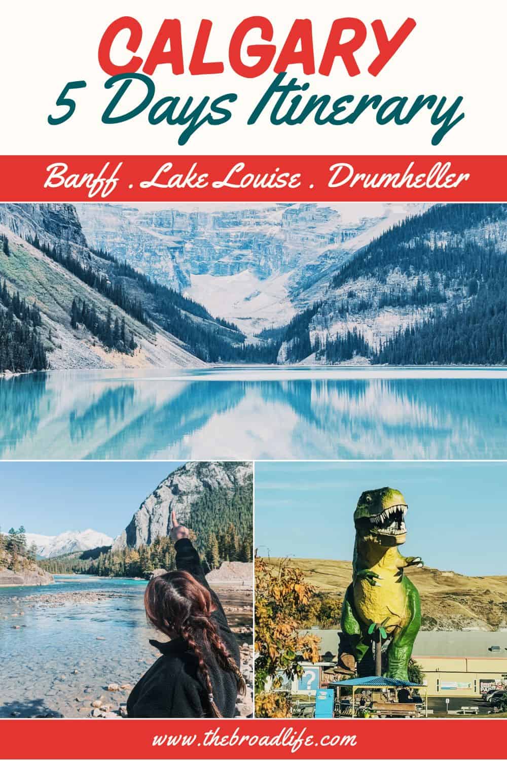 calgary-5-days-itinerary-banff-lake-louise-drumheller