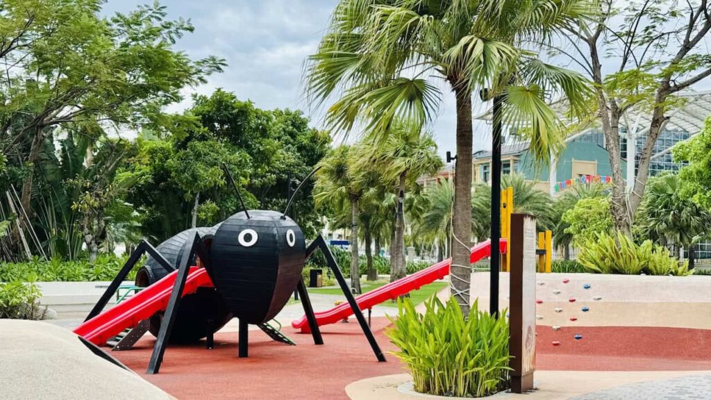 Outdoor children's playground at Movenpick Resort Phan Thiet