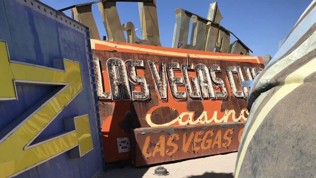 Vintage Las Vegas neon signs at the Neon Museum